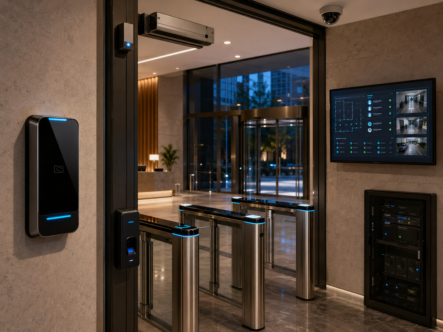 Smart commercial access control system